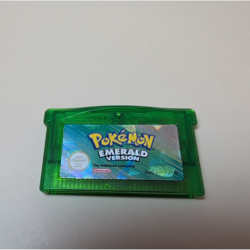 Pokémon Emerald Version Nintendo Game Boy Advance GBA AUS Cartridge AGB-BPEP-AUS